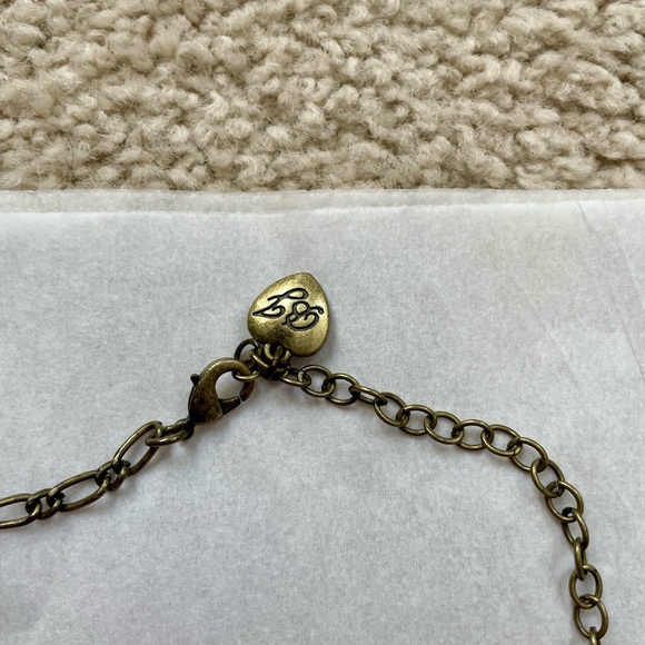 Betsey Johnson Cross Necklace on 34in Decorative Chain - Picture 5 of 6